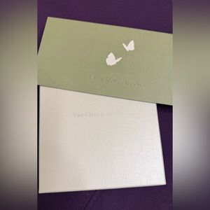 Van Cleef & Arpels Green Envelope with Ivory Box